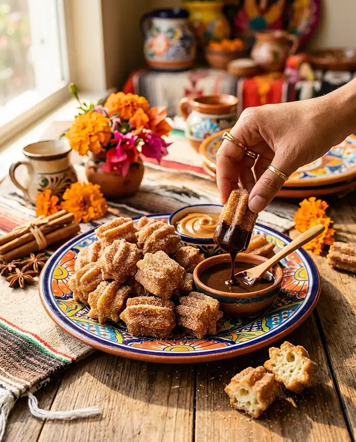 Gluten-Free Churro Bites 4 churro bites gluten free