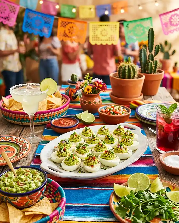 Gluten-Free Guacamole Deviled Eggs 4 cinco de mayo snack