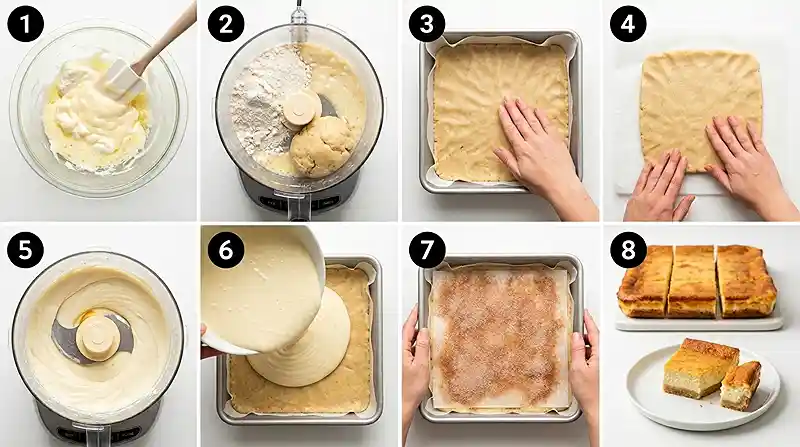 Gluten-Free Sopapilla Cheesecake Bars 3 cinnamon sugar bars