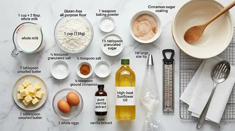 Gluten-Free Churro Bites 2 cinnamon sugar churros