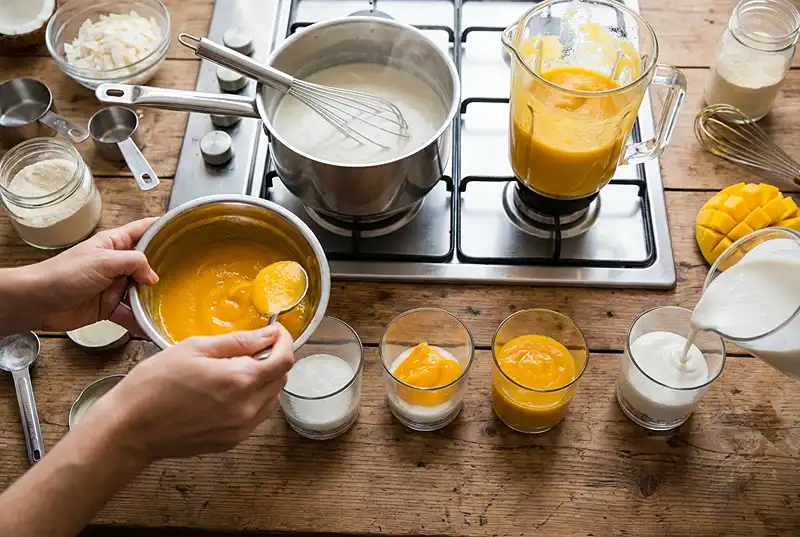 coconut mango dessert