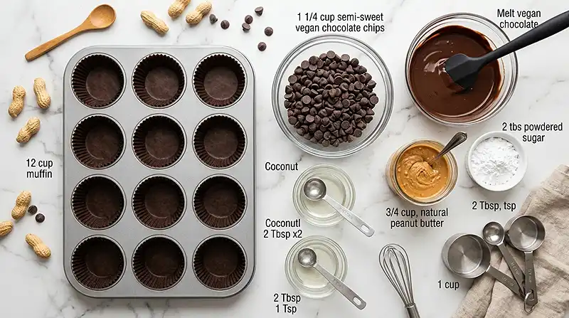 Gluten-Free Peanut Butter Cups 2 dairy free peanut butter cups