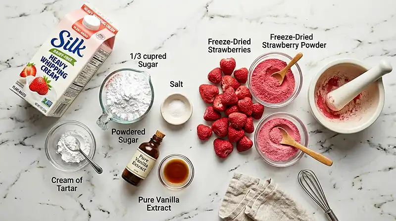 dairy free strawberry mousse