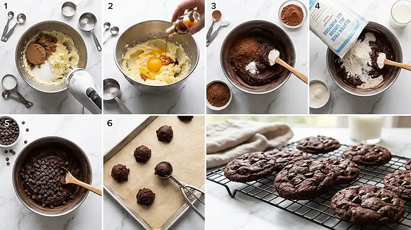dark chocolate cookies