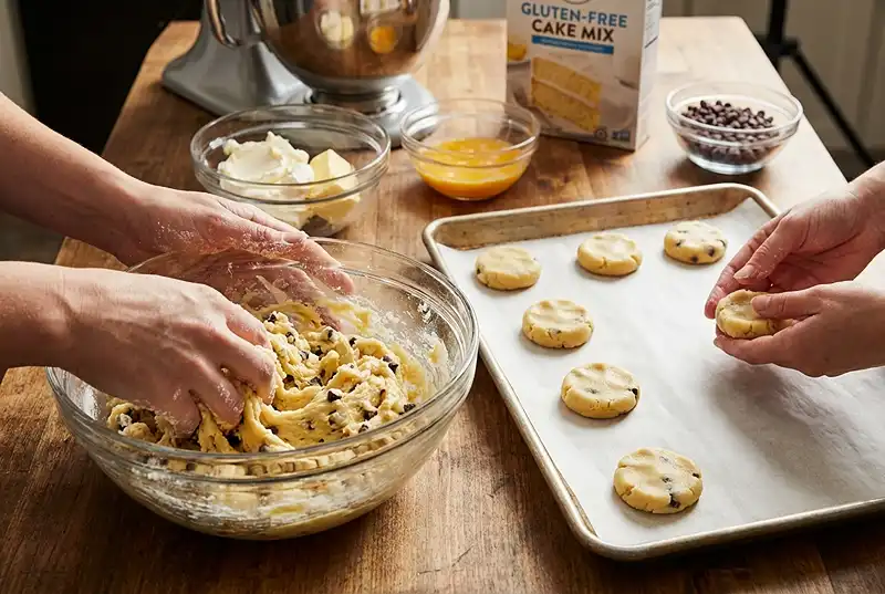 gluten free cheesecake cookies