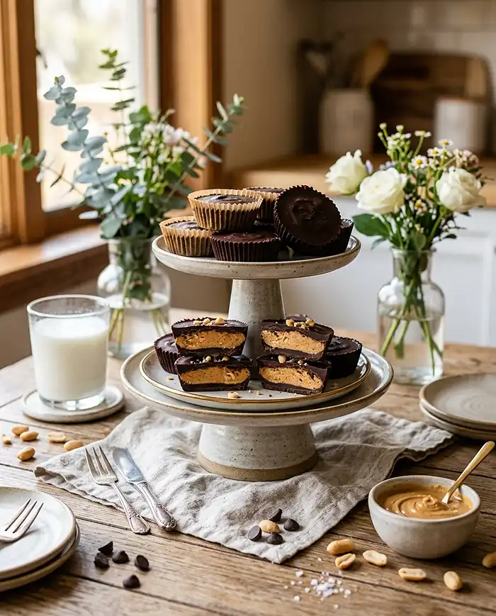 Gluten-Free Peanut Butter Cups 4 gluten free chocolate cups