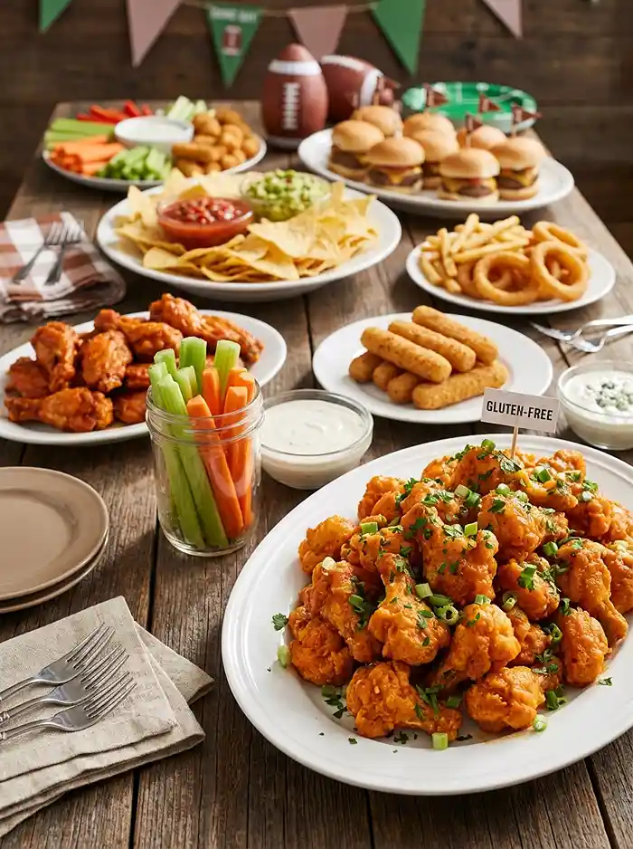 Gluten-Free Buffalo Cauliflower 4 healthy wings alternative