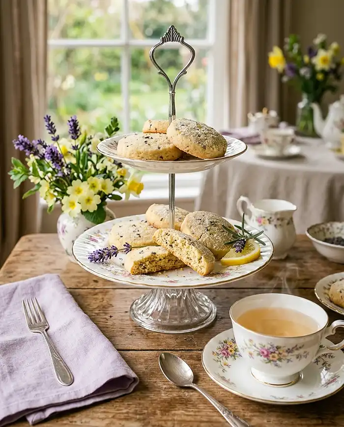 lavender shortbread gluten free