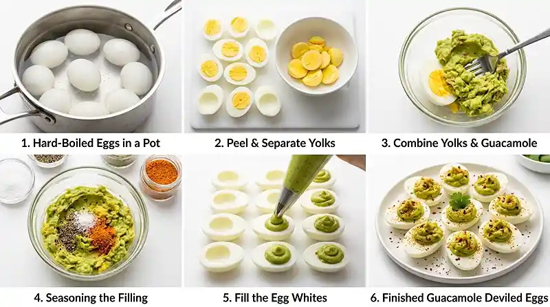 Gluten-Free Guacamole Deviled Eggs 3 mexican appetizer