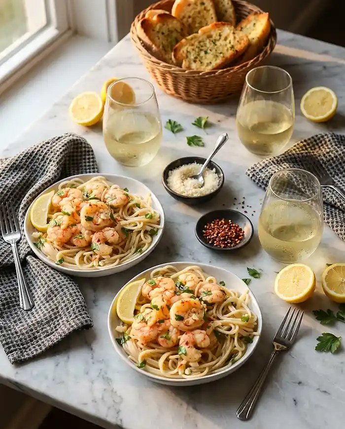Gluten-Free Shrimp Scampi 4 quick dinner