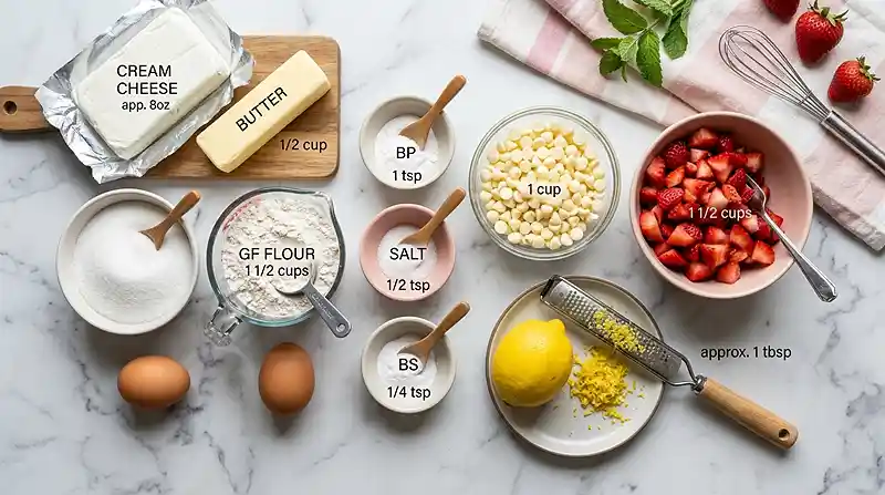 Gluten-Free Strawberry Shortcake Cookies 2 spring cookies