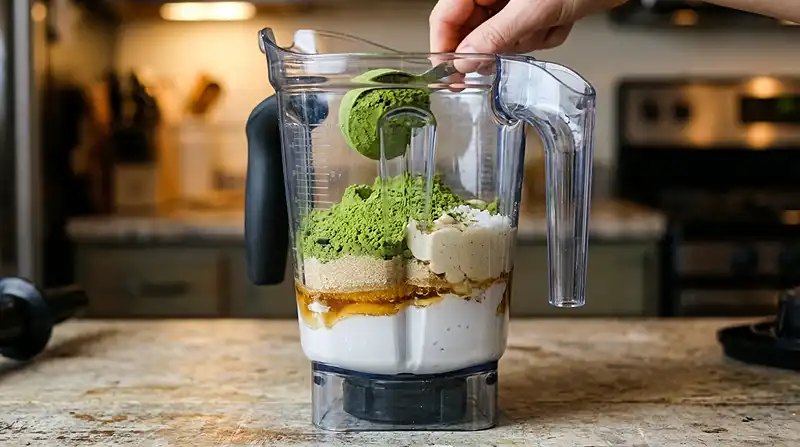 vegan green tea ice cream