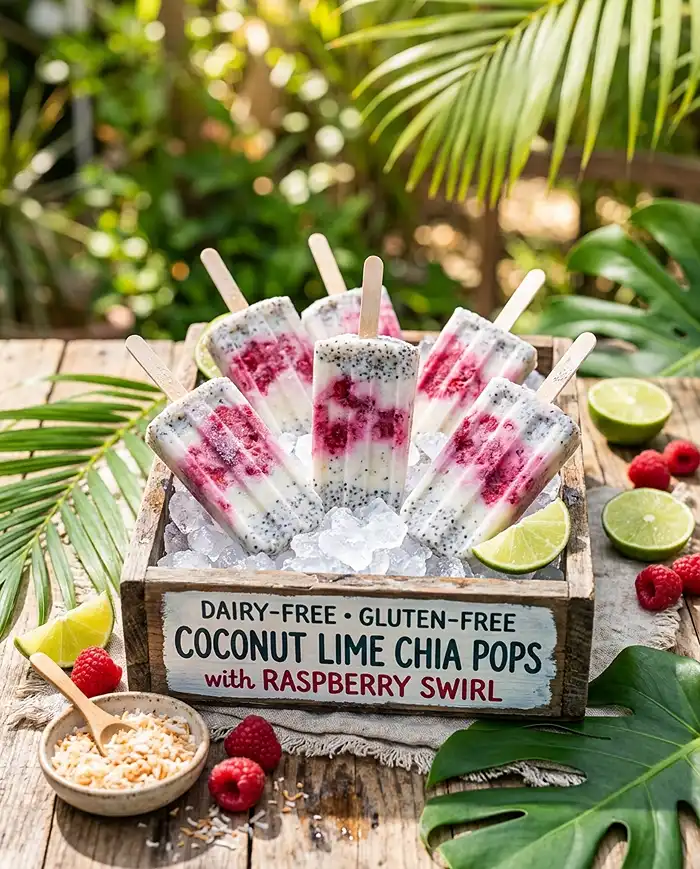 Dairy-Free Coconut Lime Popsicles