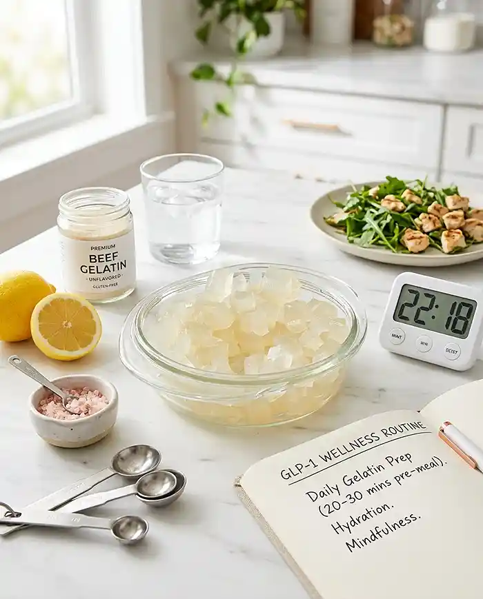 Gelatin weight loss trick