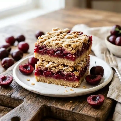 Gluten-Free Cherry Cobbler Bars