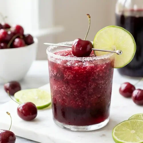 Gluten-Free Cherry Limeade Slushie