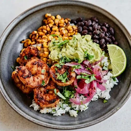 Gluten-Free Chili Lime Shrimp Bowls
