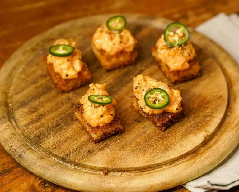 Gluten-Free Crispy Rice Salmon Bites