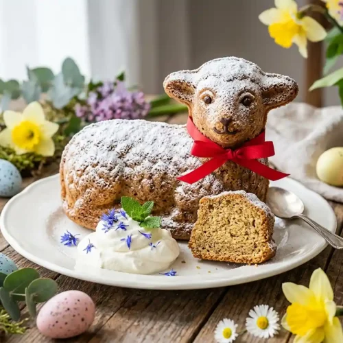 Gluten-Free Easter Lamb Cake