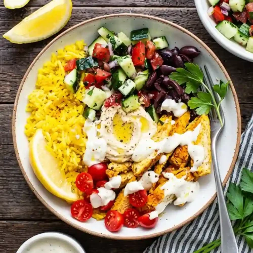 Gluten-Free Grilled Chicken Shawarma Bowls 5 Gluten-Free Grilled Chicken Shawarma Bowls