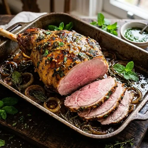 Gluten-Free Leg of Lamb with Mint