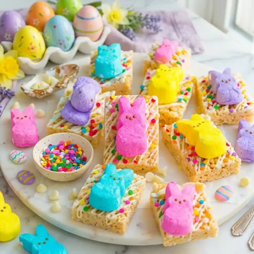Gluten-Free Peeps Rice Krispie Treats