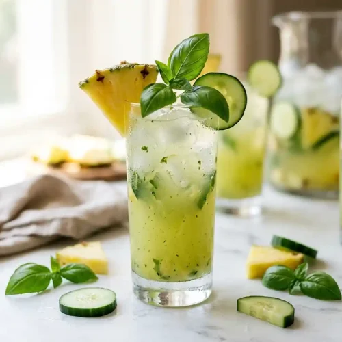Gluten-Free Pineapple Cucumber Refresher