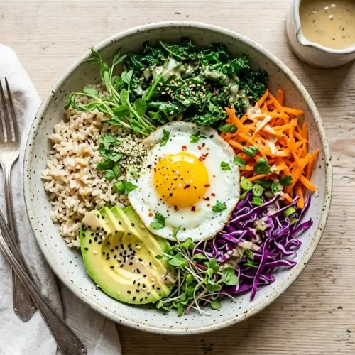 Gluten-Free Rainbow Rice Buddha Bowl