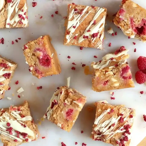 Gluten-Free Raspberry White Chocolate Blondies 5 Gluten-Free Raspberry White Chocolate Blondies