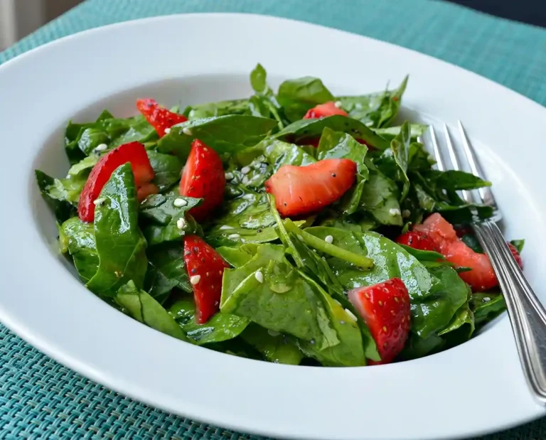 Gluten-Free Spinach Strawberry Salad