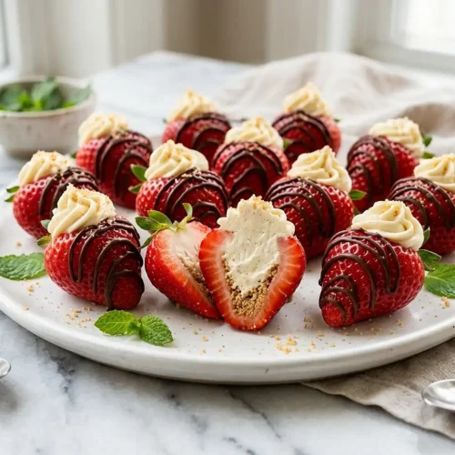 Gluten-Free Strawberry Cheesecake Bites 5 Gluten-Free Strawberry Cheesecake Bites