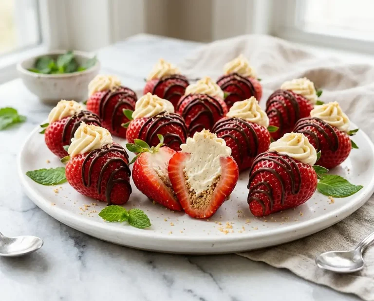 Gluten-Free Strawberry Cheesecake Bites