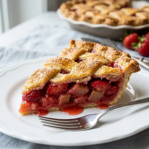 Gluten-Free Strawberry Rhubarb Pie