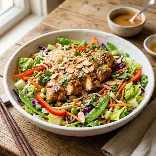 Gluten-Free Thai Peanut Chicken Salad