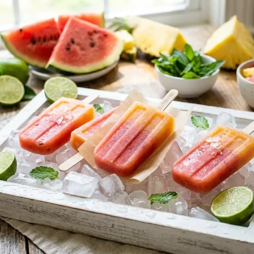 Gluten-Free Tropical Fruit Popsicles