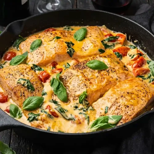 Gluten-Free Tuscan Butter Salmon