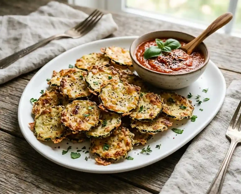 Gluten-Free Zucchini Parmesan Chips