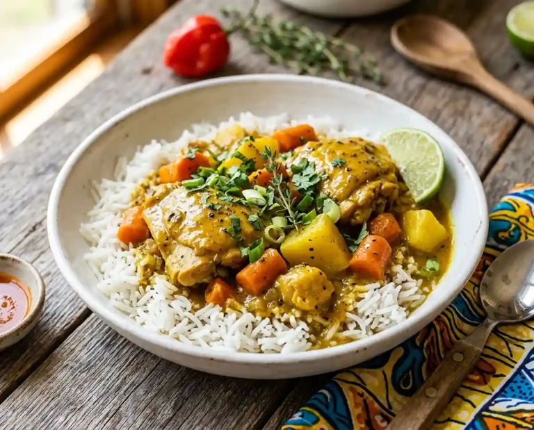 Gluten-Free caribbean curry bowl