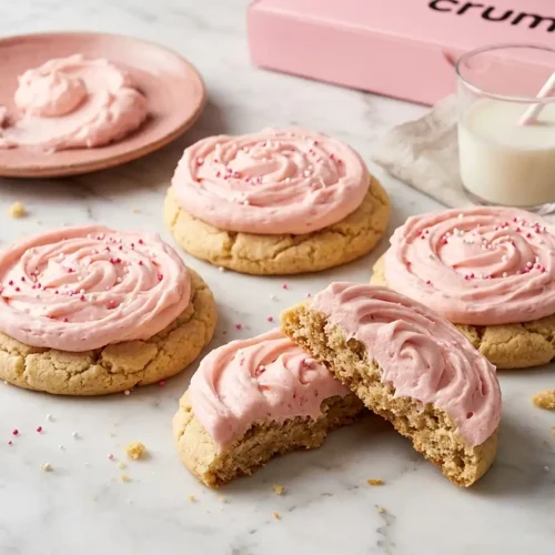 Gluten-free Copycat Crumbl Sugar Cookies