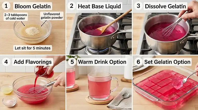 Pink Gelatin Wellness Recipe