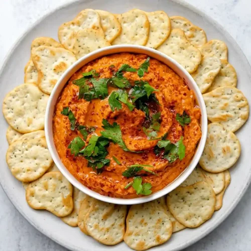 Roasted Red Pepper White Bean Dip