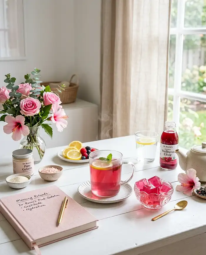 Strawberry Gelatin Drink (Gluten-Free)