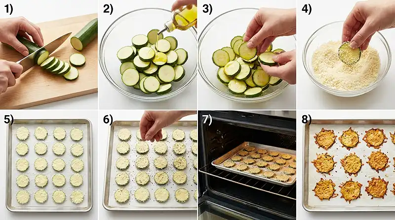 Gluten-Free Zucchini Parmesan Chips 3 baked snack