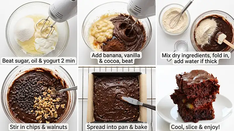 banana gluten free brownies