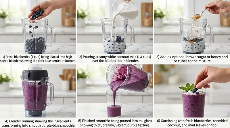 blueberry coconut breakfast