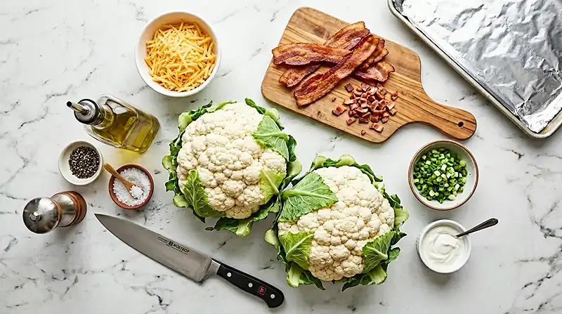 Gluten-Free Cauliflower Steaks 2 cauliflower steaks gluten free