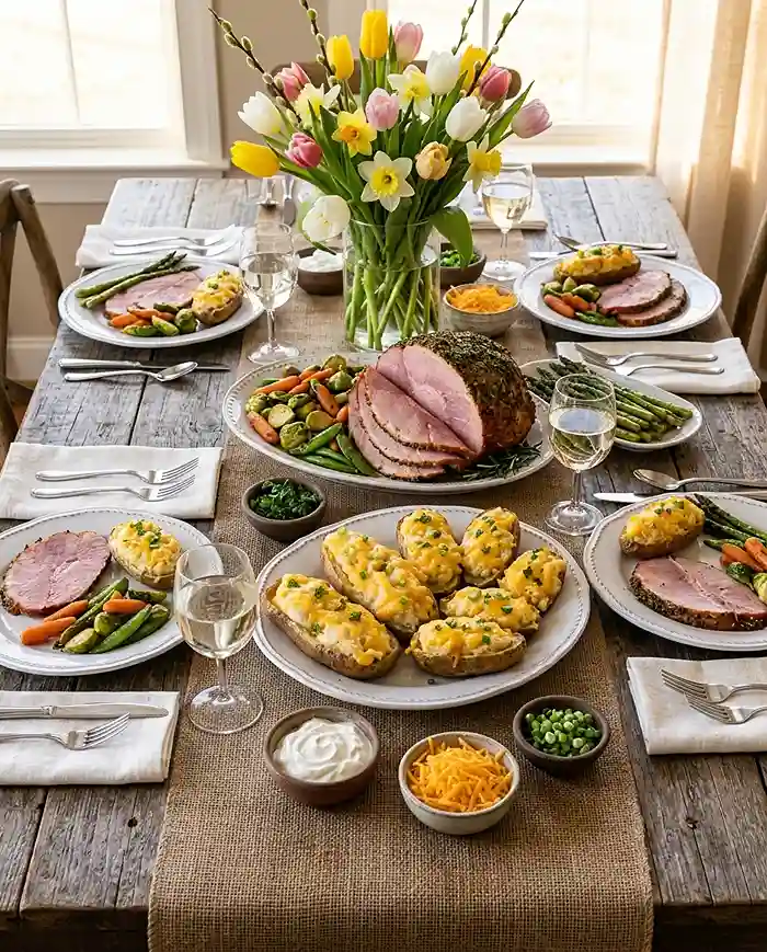 Gluten-Free Twice Baked Potatoes 4 cheesy potatoes