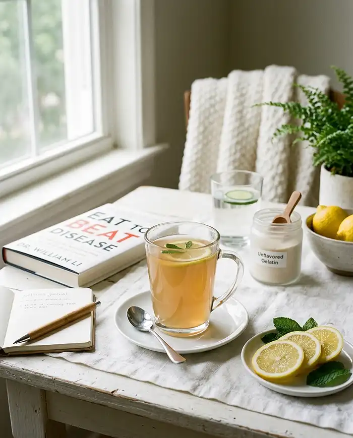 dr william li pink gelatin recipe​