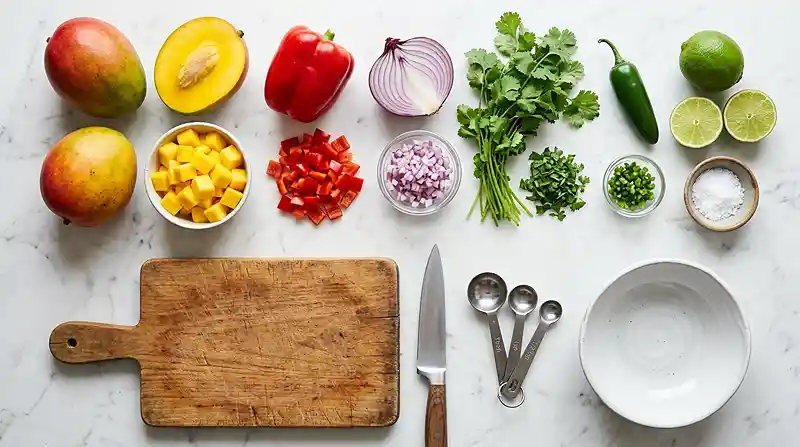 Gluten-Free Mango Salsa 2 fruit salsa