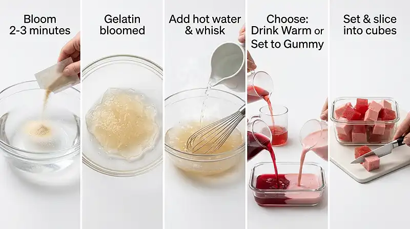gelatin trick recipe for weight loss